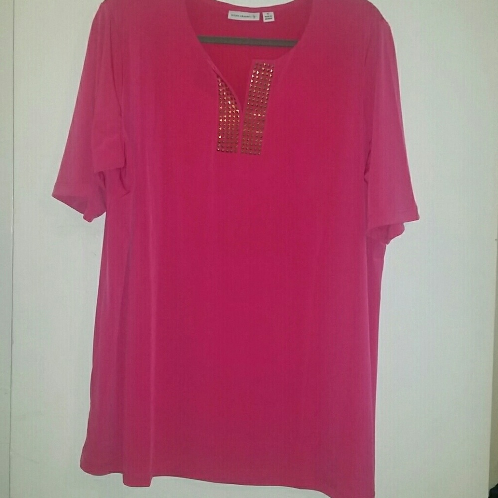 NEW Susan Graver Shirt Size 1X